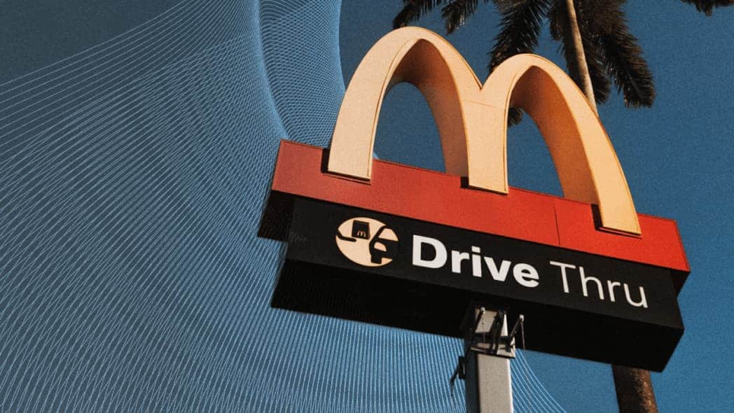 Inteligência Artificial no Drive Thru do McDonald&#8217;s