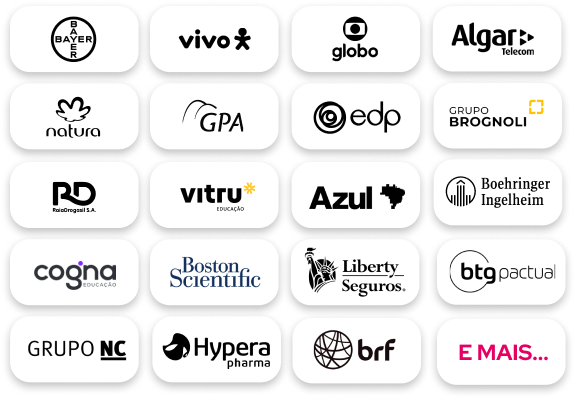+20 grandes empresas escolheram o GenAI Brazil Challenge para: